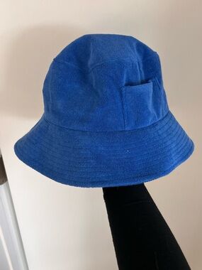 Lack of Color Blue Terry Bucket Hat Cotton Designer Cobalt Blue Hat